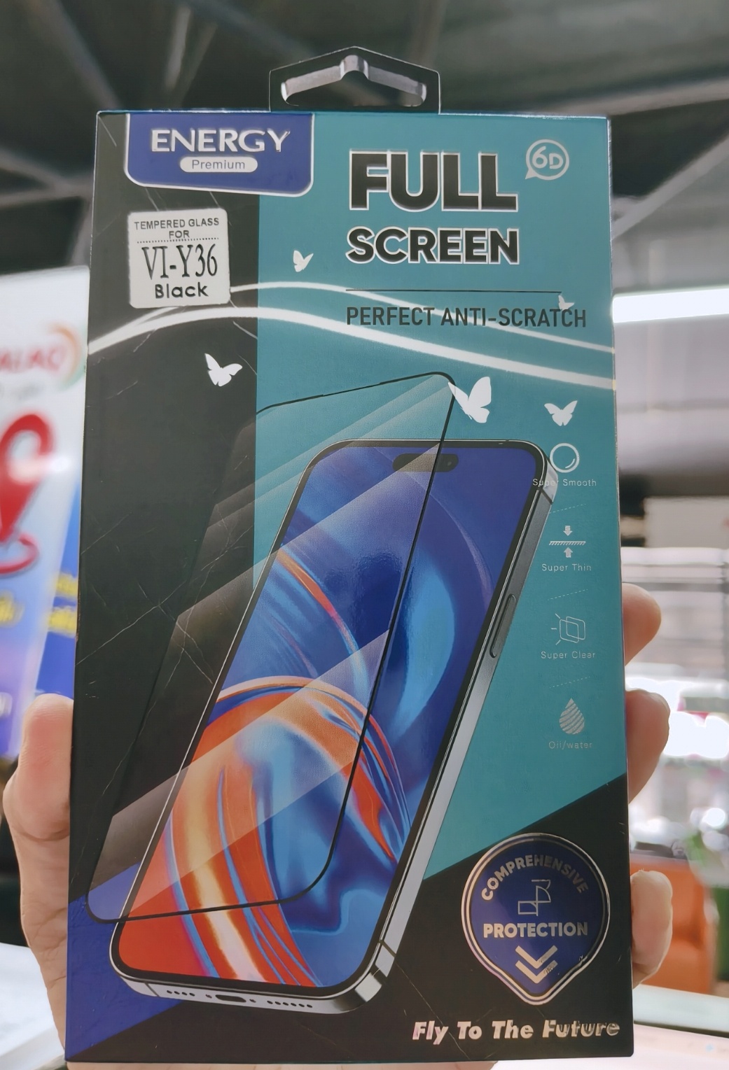 ฟิล์มกระจกเต็มจอ Energy Vivo Y36