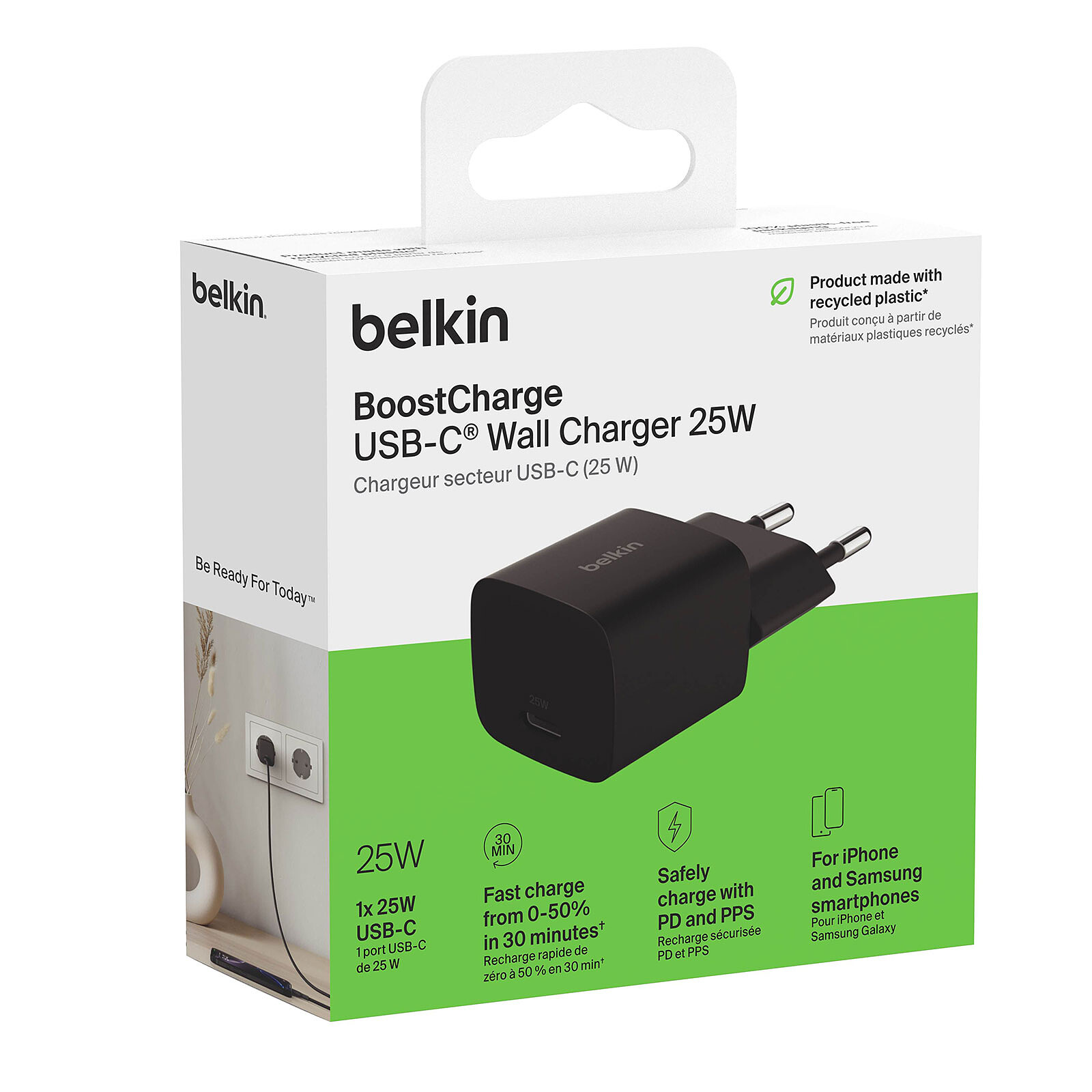 Belkin BoostCharge USB-C Wall Changer 25W